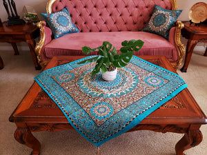 Turquoise Chanel Cushion Cover Set Of Two