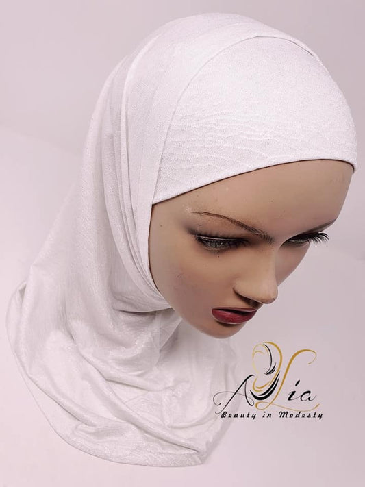 Shima White Jacquard SHJA-5116