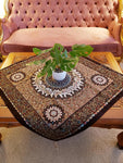 Brown Oriental Chanel Square Tablecloth
