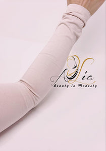 Beige Full Arm Cover Cotton Sleeves FCS012001