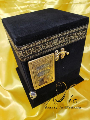 Large Size of Holy Kaaba Bookcase With Quran Book