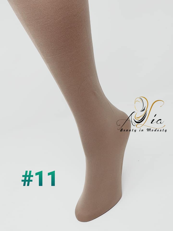 Dark Beige Women Knee Stocking # 11 شرعي