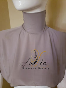Gray Lycra Neck Cover N-07