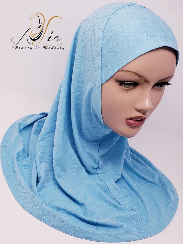 Fashion Blue Feathers Shape 1PCJ-06