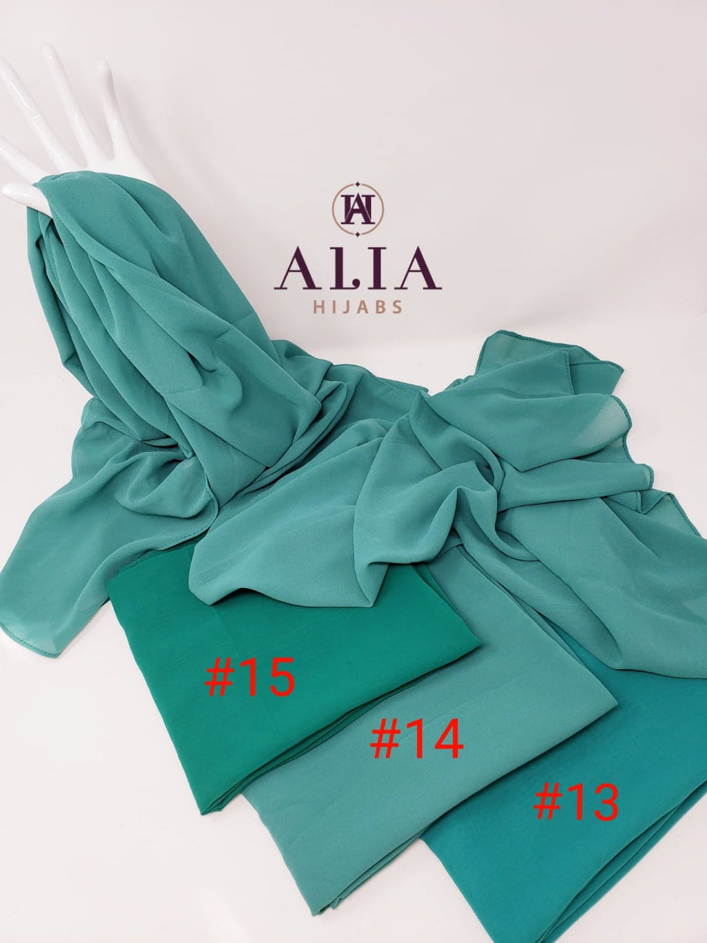 Plain Crepe Chiffon Shawls Group # 6