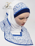 Blue Arabic Letters