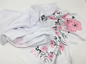 Printed Glorious Satin Shawl, Available In Different Colors